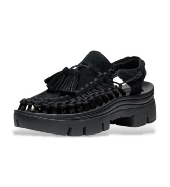 Keen Uneek-sandaler med kvaster, sort