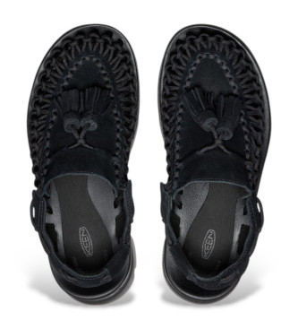 Keen Uneek-sandaler med kvaster, sort
