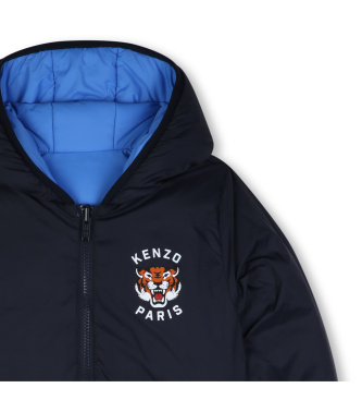Kenzo Kids Abrigo Reversible azul