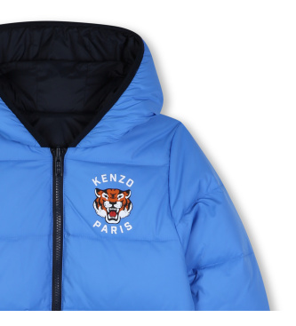 Kenzo Kids Abrigo Reversible azul