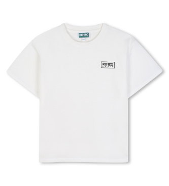 Kenzo Kids Camiseta Logo blanco