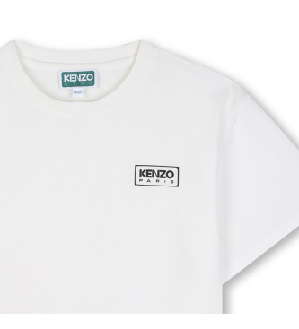 Kenzo Kids Camiseta Logo blanco