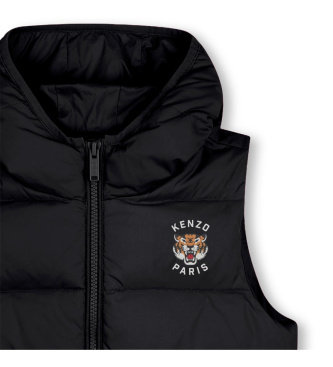 Kenzo Kids Chaleco Tiger negro