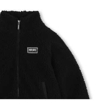 Kenzo Kids Jakke Sort lammeuld
