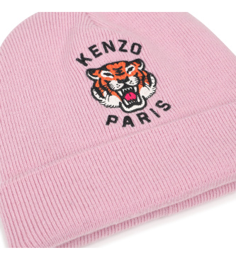 Kenzo Kids Gorro Tiger rosa