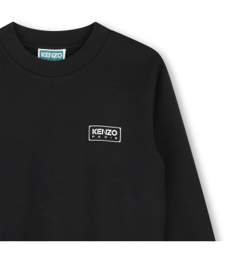 Kenzo Kids Sudadera Logo negro