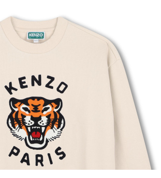 Kenzo Kids Sudadera Tiger beige