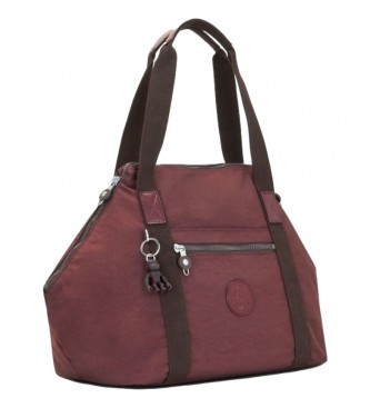 Kipling Art Mini burgundy bag -38x20x18,5cm