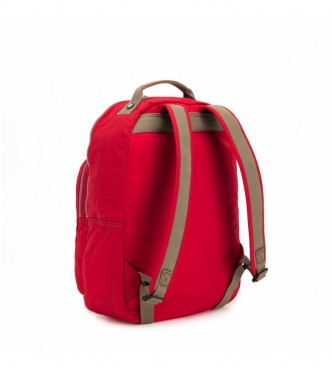 Kipling Backpack Clas Seoul S true red -33x45x18.5cm