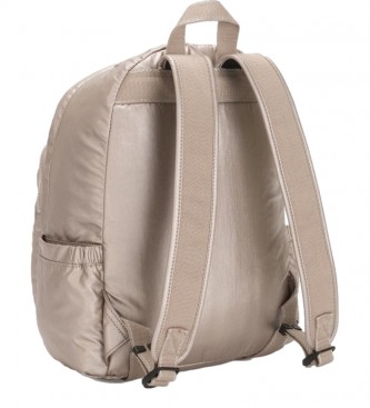 Kipling Delia Metallic Glow brown backpack