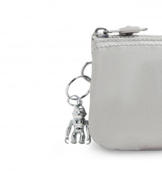 Kipling Creativity S silver gray coin purse -14.5x9.5x4cm