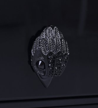 Kurt Geiger Saco Eagle Clutch preto