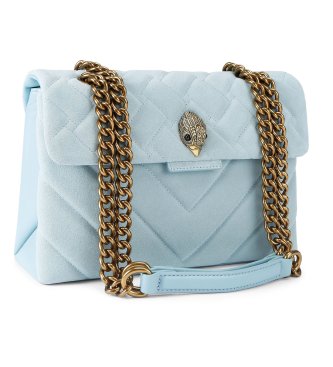 Kurt Geiger Bolso de piel en ante celeste