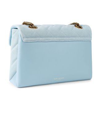 Kurt Geiger Bolso de piel en ante celeste