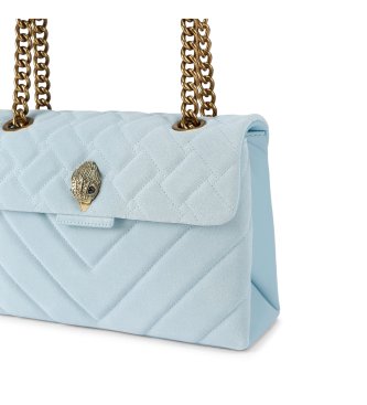 Kurt Geiger Bolso de piel en ante celeste