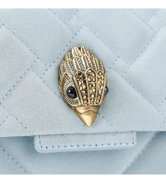 Kurt Geiger Bolso de piel en ante celeste