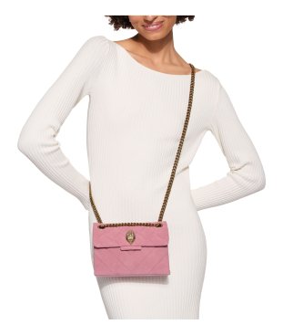 Kurt Geiger Roze su�de leren tas