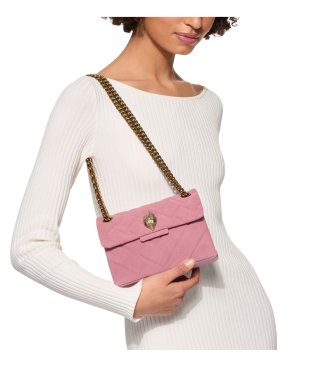 Kurt Geiger Roze su�de leren tas