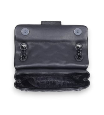 Kurt Geiger Mala de couro Mini Kensington preta