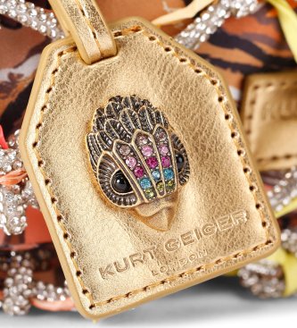 Kurt Geiger Saco em macram� multicolorido