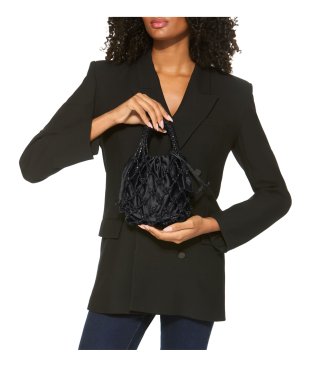 Kurt Geiger Saco em macram� preto