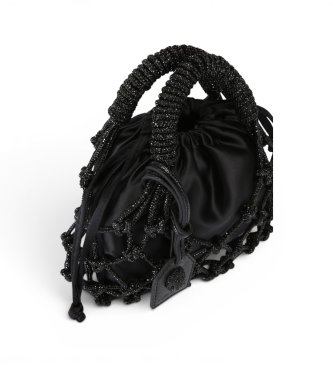 Kurt Geiger Saco em macram� preto