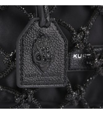 Kurt Geiger Saco em macram� preto