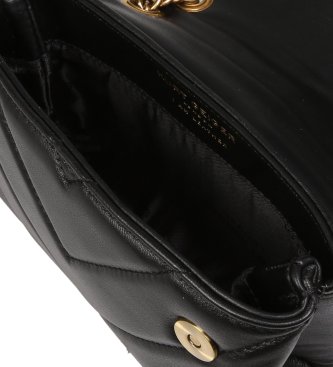 Kurt Geiger Mala de couro Mini Kensington preta