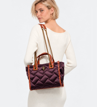 Kurt Geiger Hoxton burgunder shoppertaske