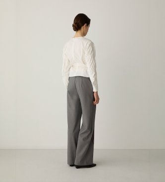 LAAGAM Blouse Jaxe à manches longues blanc cassé