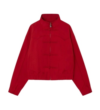 LAAGAM Blouson bomber Sylvie rouge