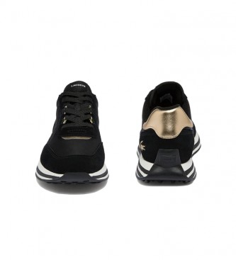 Lacoste Athleisure L-Spin Gold Accent shoes black