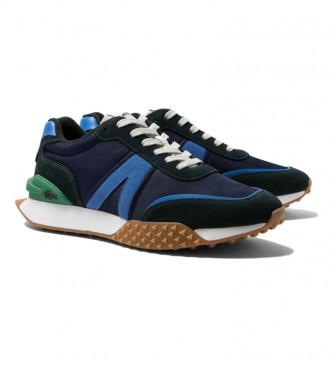 Lacoste Nylon and leather trainers L-Spin Deluxe Navy