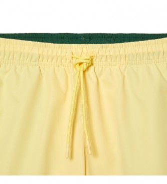 Lacoste Yellow swim shorts
