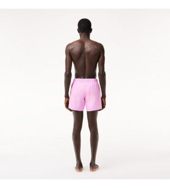 Lacoste Quick Dry Badeanzug Short Pink