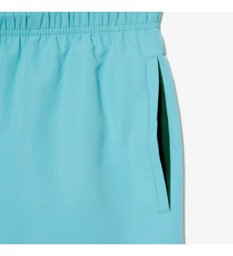 Lacoste Turquoise swim shorts