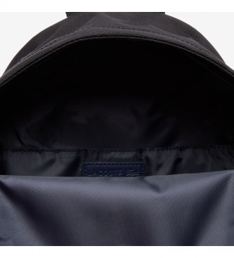 Lacoste Small Backpack Neocroc Canvas black -25x34x10,5cm-. 