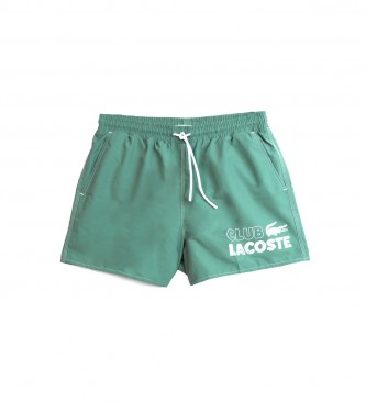 Lacoste Green logo swimming costume
