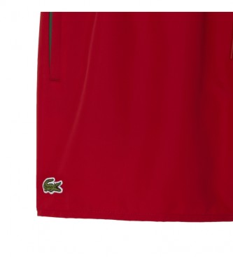 Lacoste Krótki czerwony strój kąpielowy