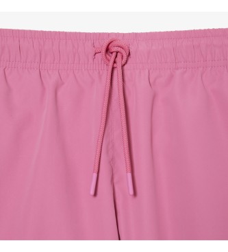 Lacoste Pink swim shorts