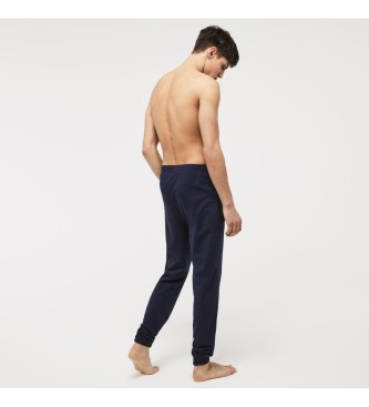 Lacoste Pantaloni da jogging in pigiama blu scuro