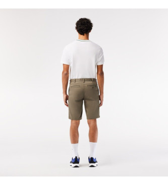 Lacoste Bermudashorts slim fit bomuld grn
