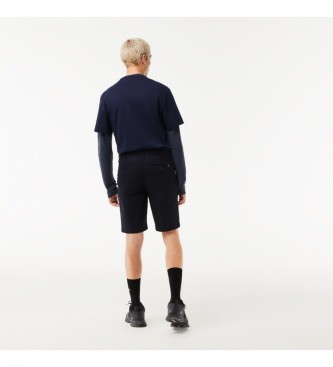 Lacoste Slim fit bermuda shorts i marinebl bomuld
