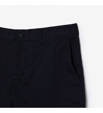 Lacoste Slim fit Bermuda shorts in navy cotton