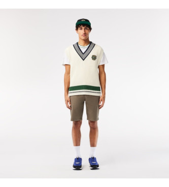 Lacoste Bermudashorts slim fit bomuld grn