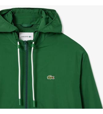 Lacoste Uitneembaar sportpak jasje groen
