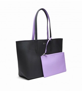 Lacoste Anna Reversible Handbag Bicolor navy, lilac -35X30X14Cm