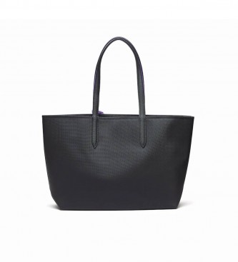 Lacoste Anna Reversible Handbag Bicolor navy, lilac -35X30X14Cm