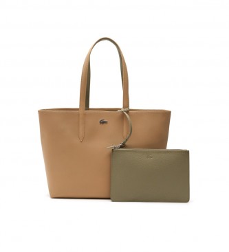 Lacoste Anna Reversible Bicolour Reversible Handbag brown, green