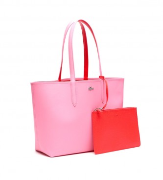 Lacoste Anna Reversible Handbag pink, red